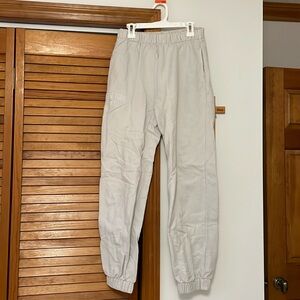 Brandy Melville white sweatpants one size